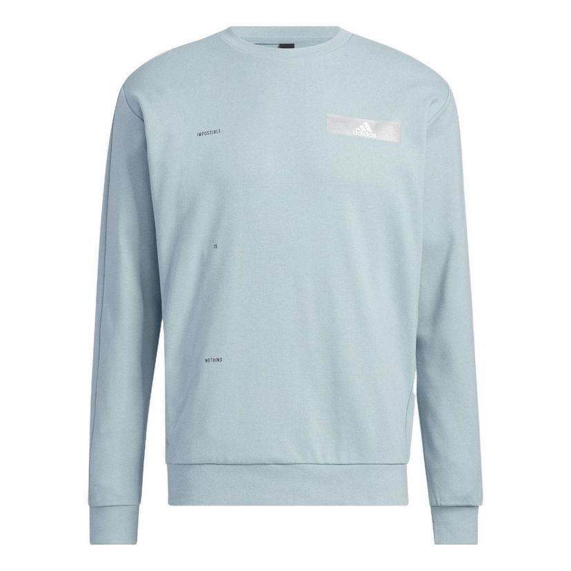 Пуловер adidas Originals Reflective Logo Sweatshirt Синьо | HY5849