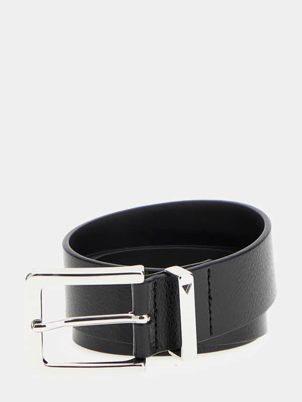 Колани GUESS Genuine Leather Belt With Square Buckle Черно | BMAUGLP5130, 0