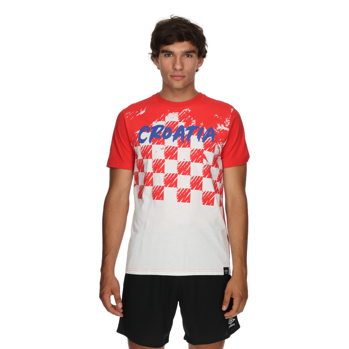 Тениска Umbro Croatia Checkerboard T-Shirt Многоцветен | UMA241M854-10, 0