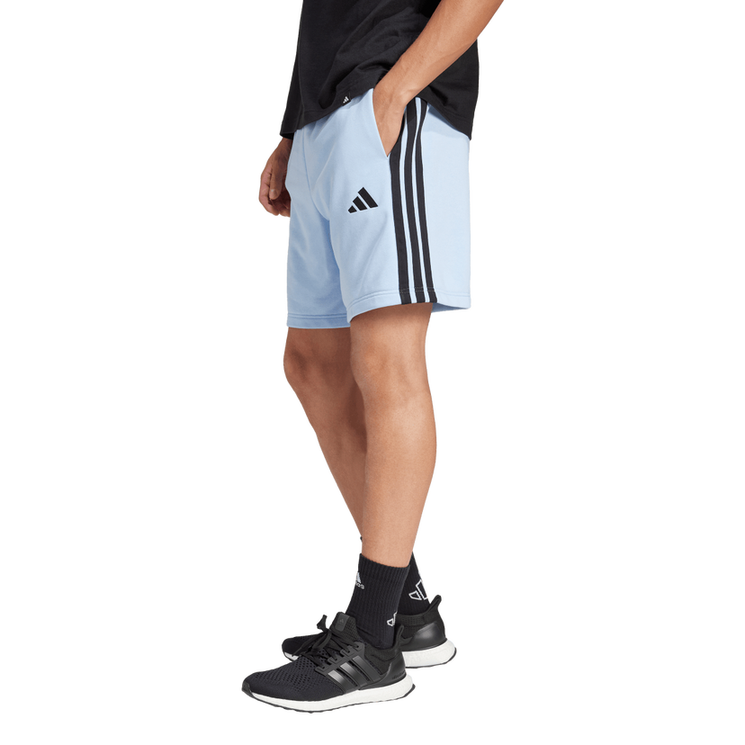 Къси панталони adidas Originals 3-Stripes Fleece Shorts Синьо | JW1890