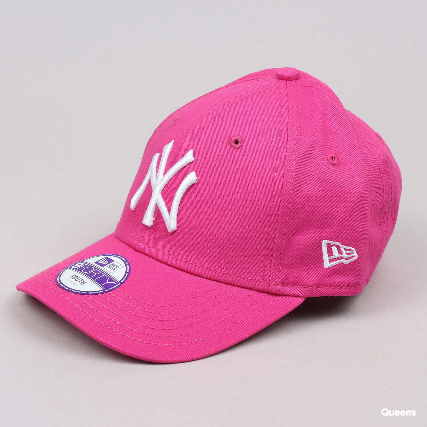 Шапка с козирка New Era Kids' 9FORTY League Basic New York Yankees Baseball Cap Розово | 10877284 Y, 0