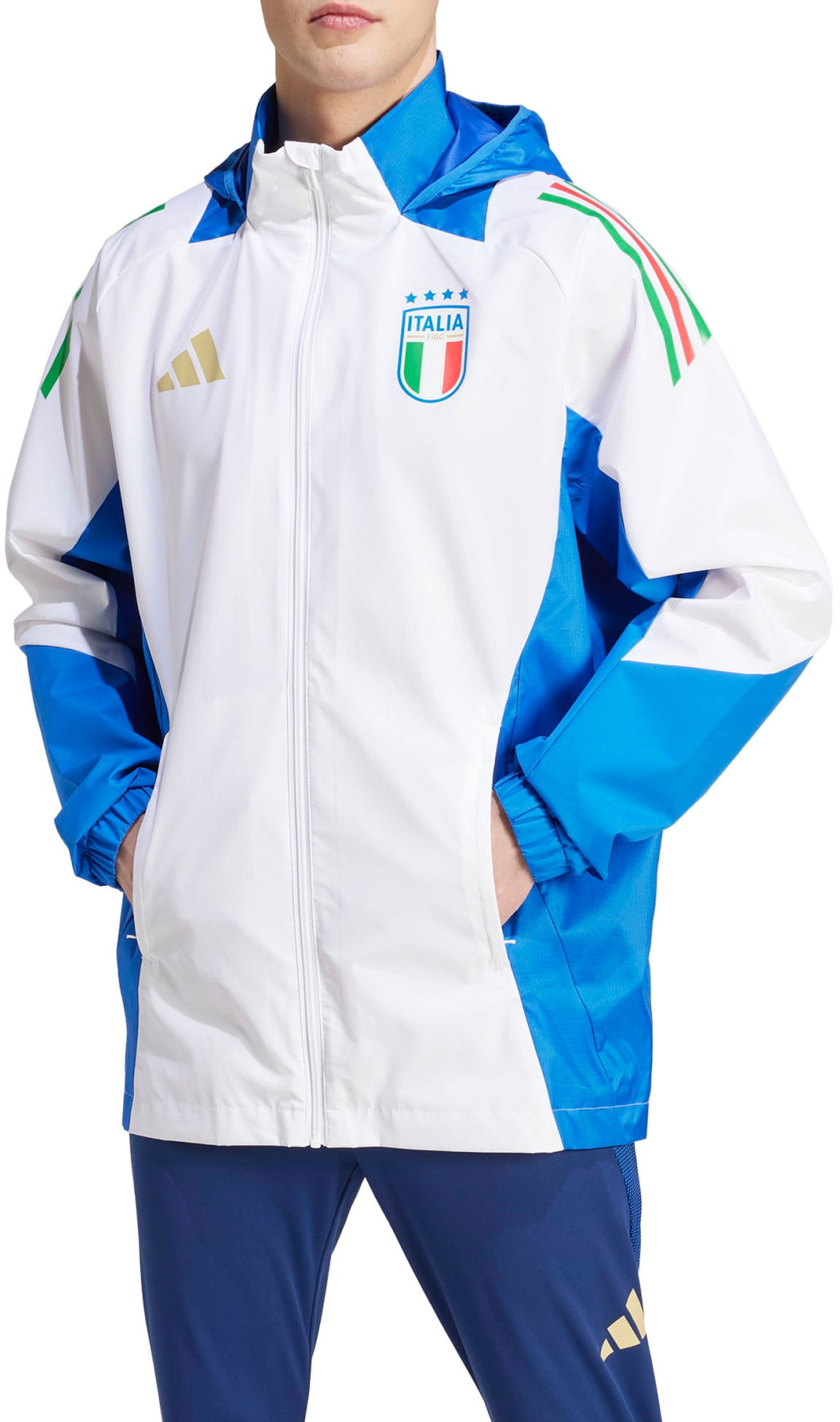 Яке adidas Originals FIGC AW JKT 2024 Бяло | iq2159, 0