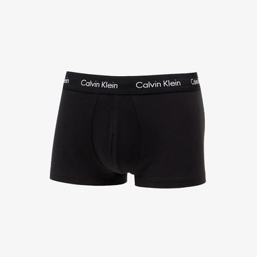 Боксерки CALVIN KLEIN Cotton Stretch Low Rise Trunk Черно | U2664G 6FB, 3