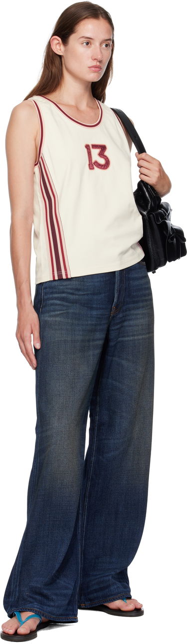 Потник Acne Studios Acne Studios Embroidered-Logo Tank Top Бежово | BL0424-, 3