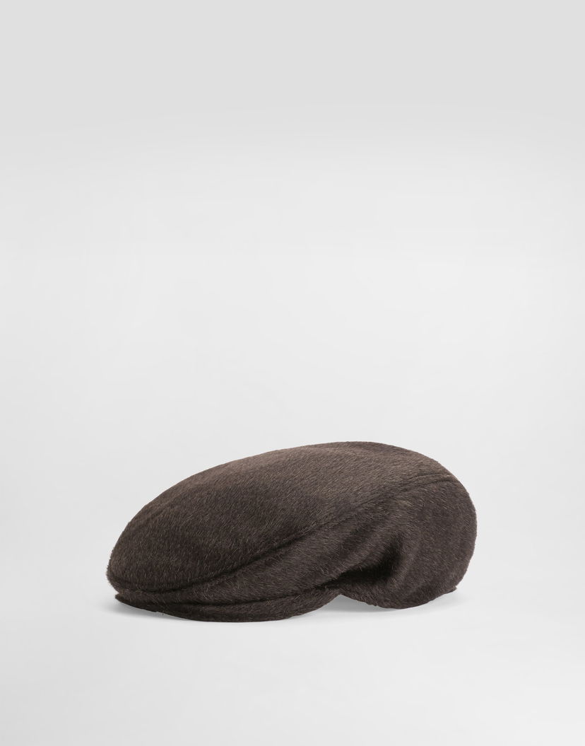 Шапка с козирка Dolce & Gabbana Dolce & Gabbana Wool and Llama Flat Cap Кафяво | GH587AFU2PXM0682