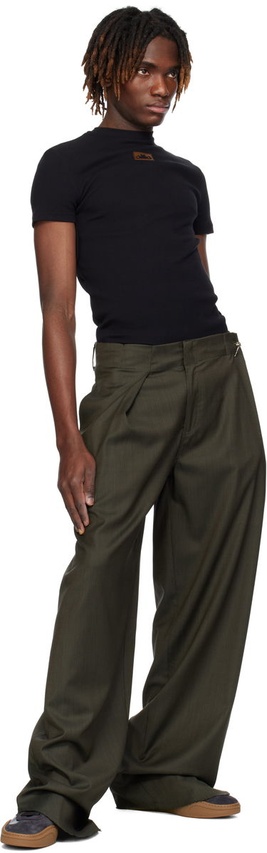 Панталони Serapis Serapis Jewel Rudder Wide-Leg Trousers Зелено | SS25_RP_1, 3