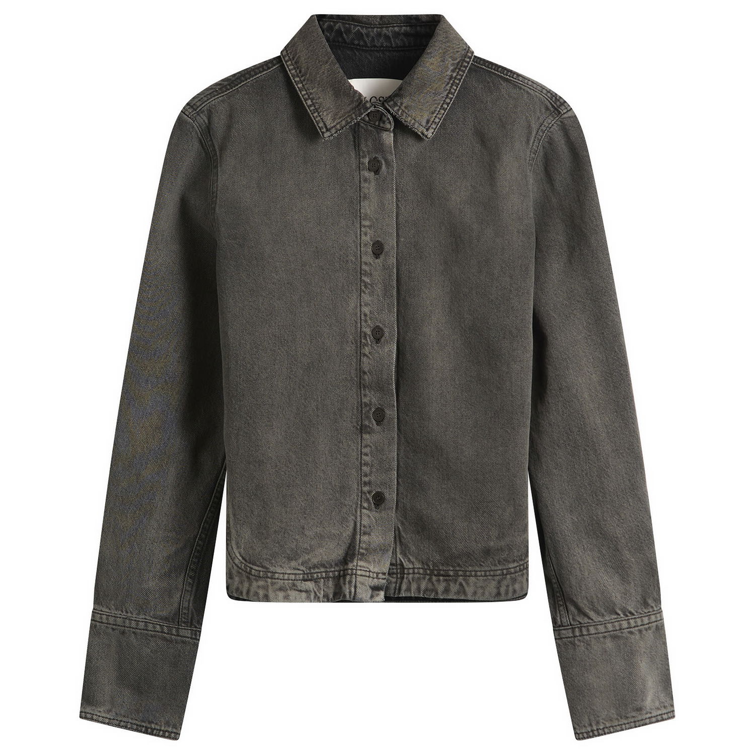 Риза CLOSED Curved Hem Denim Shirt Сиво | C94645-12C-4E-DGY, 0