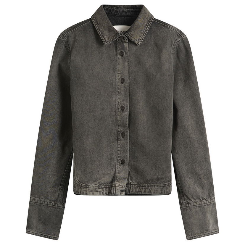 Риза CLOSED Curved Hem Denim Shirt Сиво | C94645-12C-4E-DGY