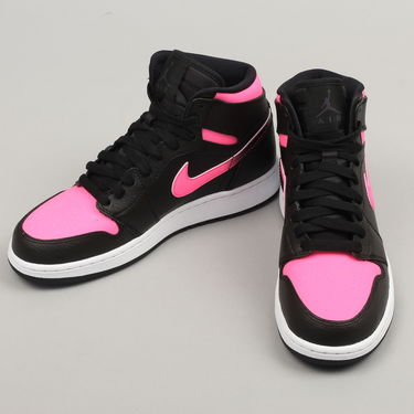 Кецове и обувки Jordan Air Jordan 1 Retro High "Black Hyper Pink" GS Розово | 332148-019, 2