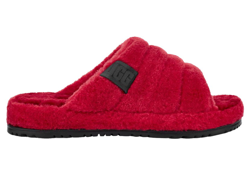 Облекло UGG Fluff You Slide Samba Red Червено | 1117473-SRFF