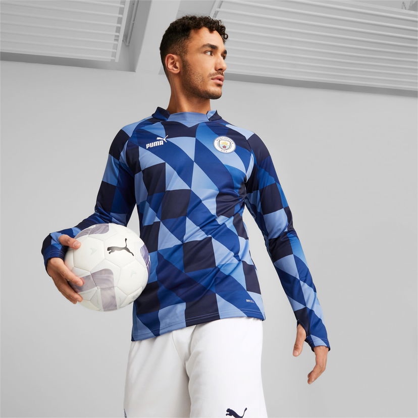 Фланелка Puma Manchester City F.C. Prematch Long Sleeve Синьо | 769467_12