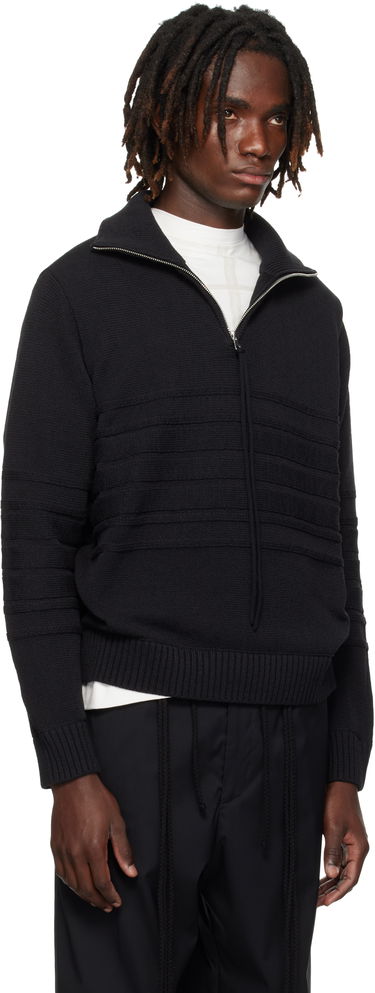 Поло тениска Craig Green Craig Green Tape Knit Polo Черно | CGAW25CKNJU61, 1