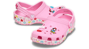 Кецове и обувки Crocs Mickey & Friends Minnie Classic Clogs Розово | 211147-90H, 1