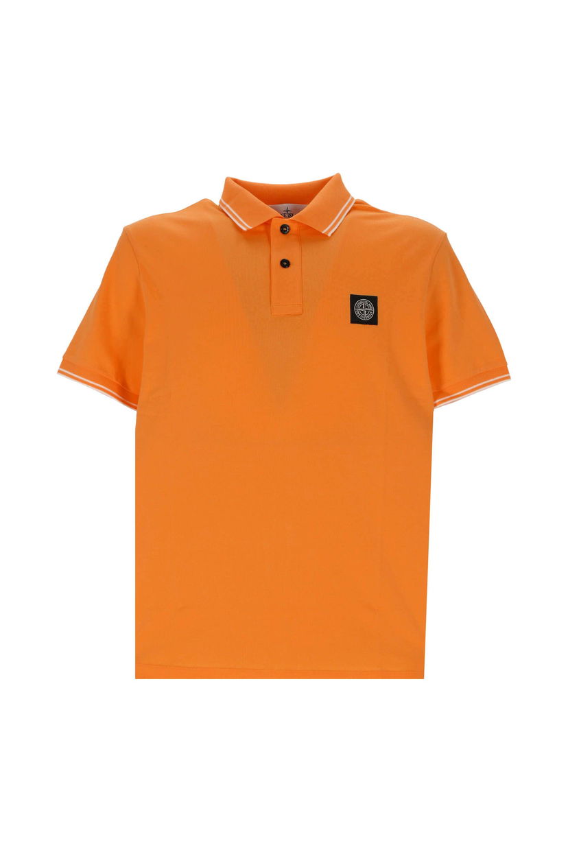Поло тениска Stone Island Logo Poloshirt Оранжево
 | 10152sc18 v0032