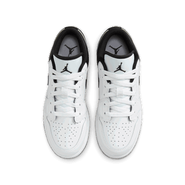 Кецове и обувки Jordan Air Jordan 1 Low "White Black" GS Бяло | 553560-132, 4
