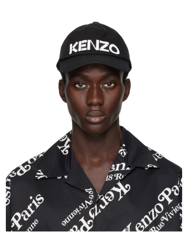 Шапка с козирка KENZO Paris Graphy Cap Черно | FE58AC101F31