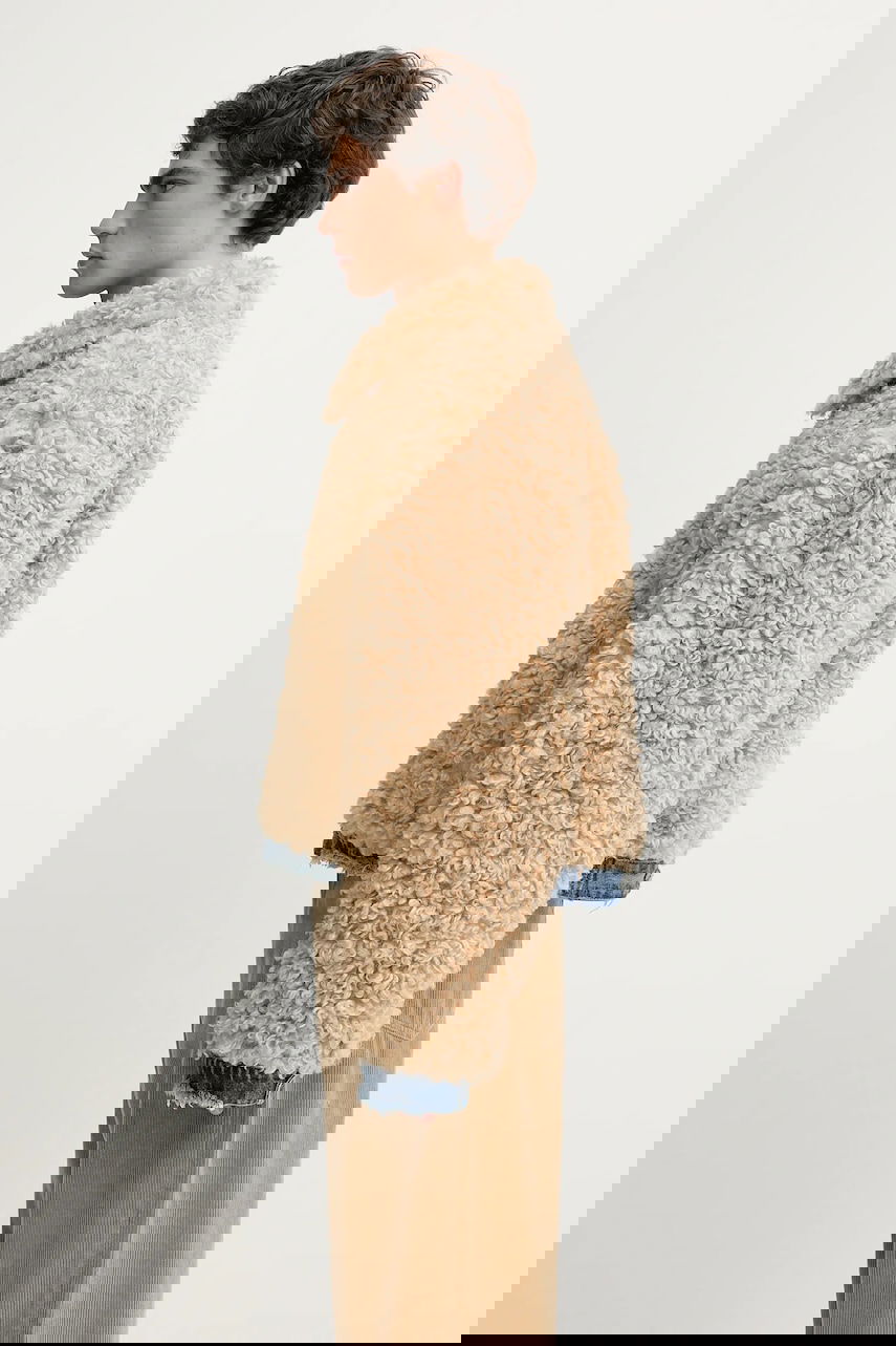 Яке DAILY PAPER Reversible Fur Jacket Oversize Бежово | 2521018, 1