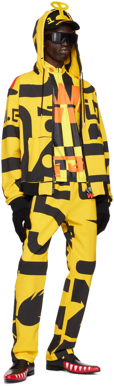 Фланелка Walter Van Beirendonck Walter Van Beirendonck Cosmic Dancer Bike Long Sleeve T-Shirt Жълто | 7001, 3