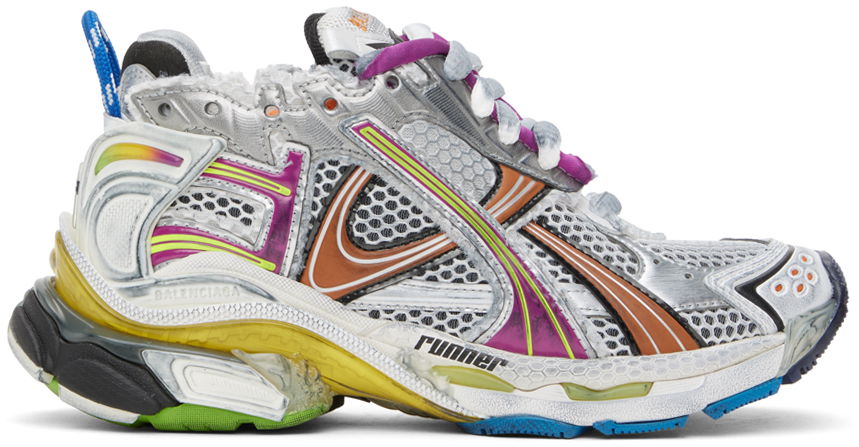 Кецове и обувки Balenciaga Multicolor Runner Sneakers Сиво | 772767 W3RMU, 0