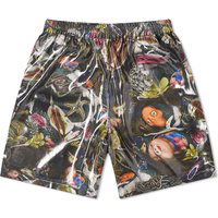 Къси панталони Acne Studios Rudent Foiled Print Shorts Черно | BE0151-BDZ, 1