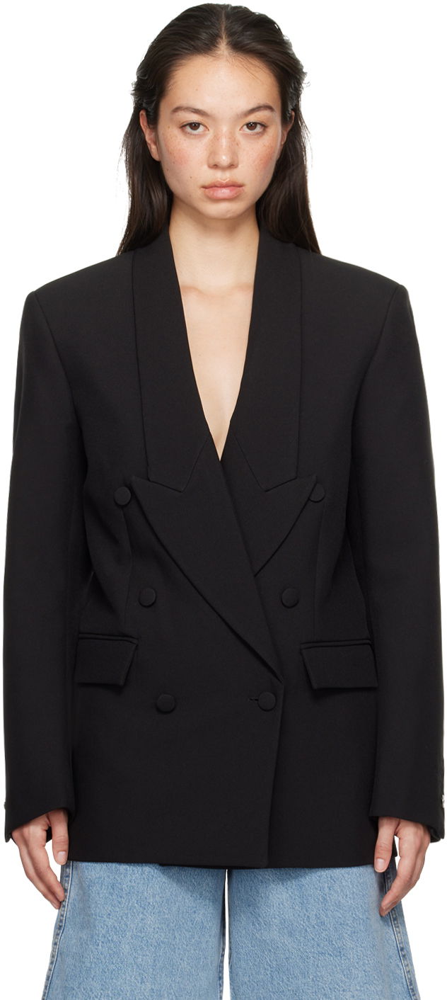 Яке Coperni Double-Breasted Tailored Blazer Черно | COPV58BISF3004, 0