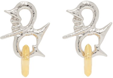 Обеци Chopova Lowena Chopova Lowena Entwined Star Drop Earrings Металик | 6439, 0