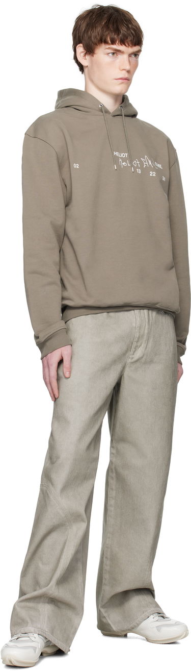 Суитчър HELIOT EMIL Heliot Emil Fulgens Hoodie Сиво | PREAW25_M_08_081_DST19, 3