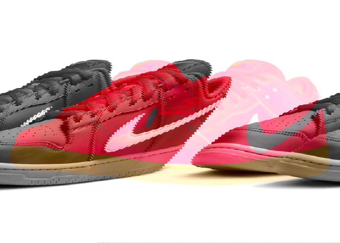 Кецове и обувки Nike SB Dunk Low University Red Gum Червено | FJ1674-600, 0