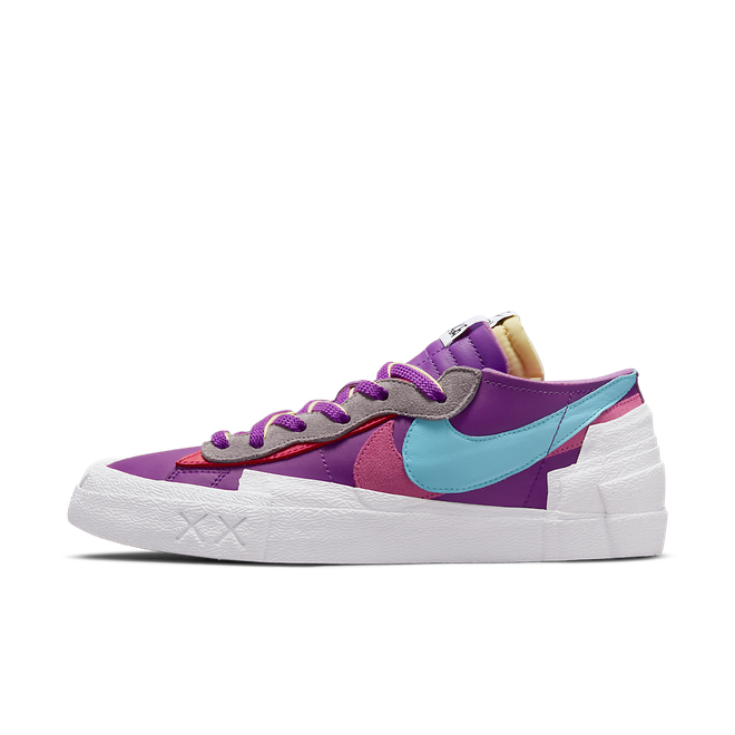 Кецове и обувки Nike Kaws x Sacai X Nike Blazer Low "Purple Dusk" Лилаво | DM7901-500, 0