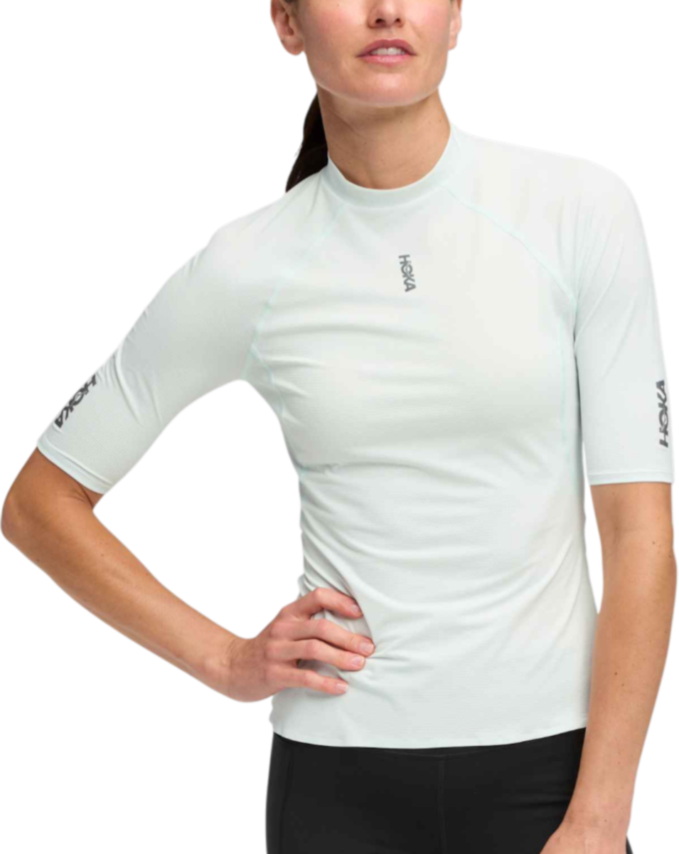 Тениска Hoka One One Hoka SkyBreeze Short Sleeve T-Shirt Бяло | 1170231-tun, 0