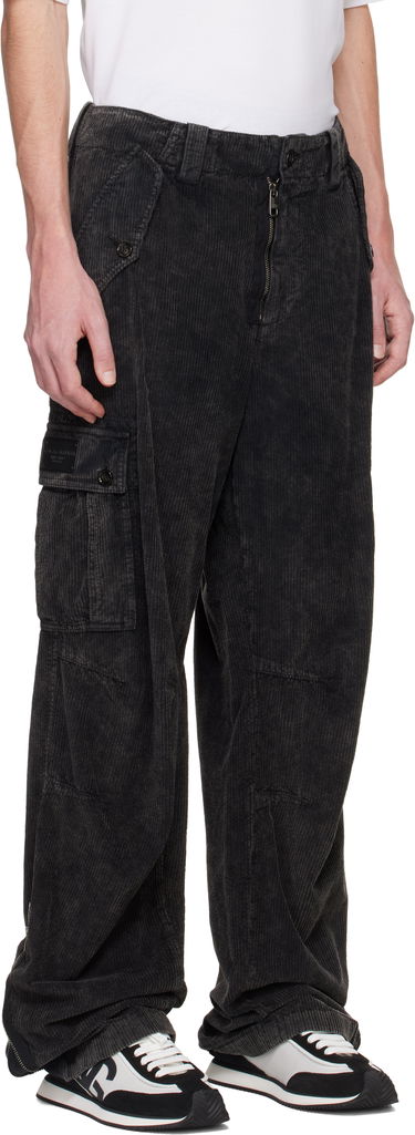 Карго панталони Dolce & Gabbana Re-Edition Garment Dyed Cargo Pants Черно | GP0B9TG8LI1, 1