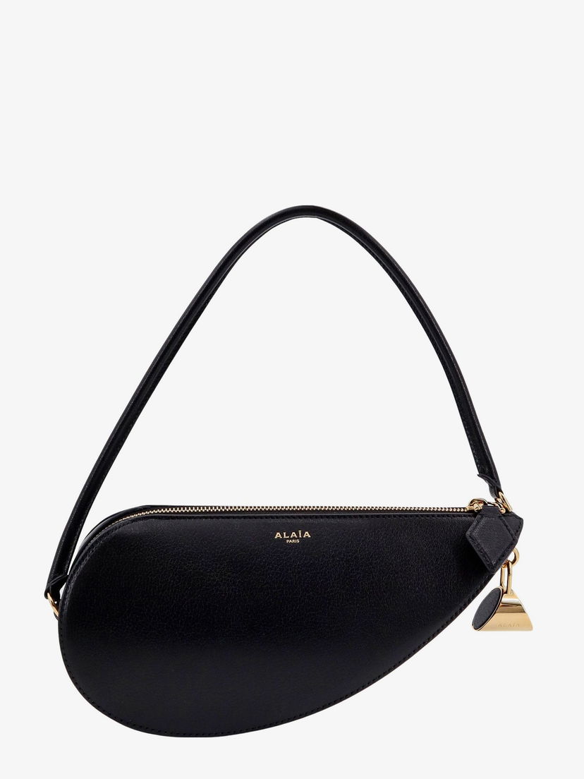 Чанта през рамо Alaïa DEMI-COEUR Shoulder Bag Черно | AA1S03436CA212999