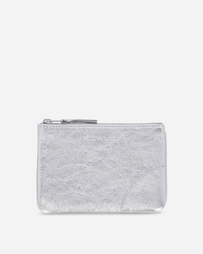 Портфейл Comme des Garçons Line Zip Pouch Металик | SA8100G SIL