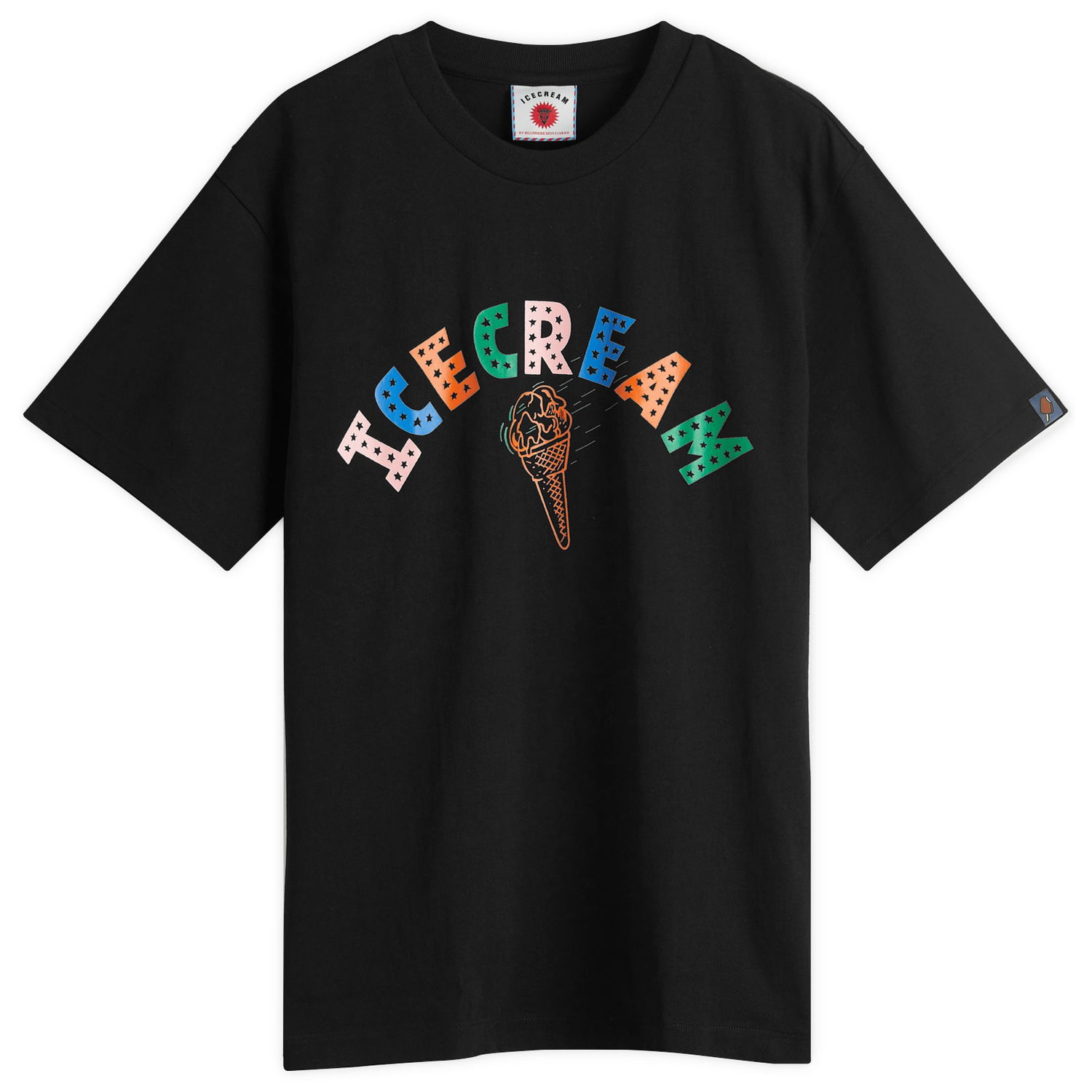 Тениска BBC IceCream ICECREAM Cone Graphic T-Shirt Черно | IC25248-BLK, 1