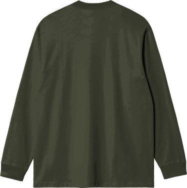 Тениска Carhartt WIP Long-sleeve Carhartt WIP Chase T-Shirt Зелено | i026392-3cbxx, 1