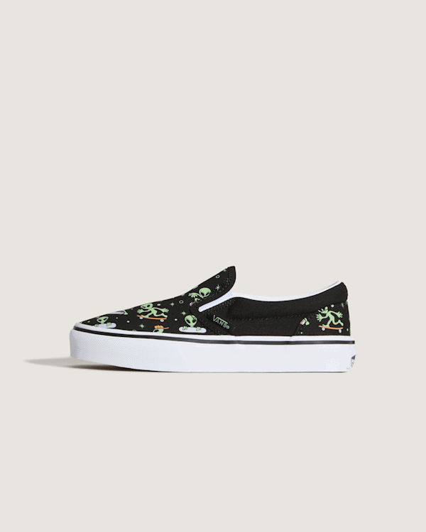 Кецове и обувки Vans Kids Classic Slip-On Черно | VN000D0JYJ7, 0