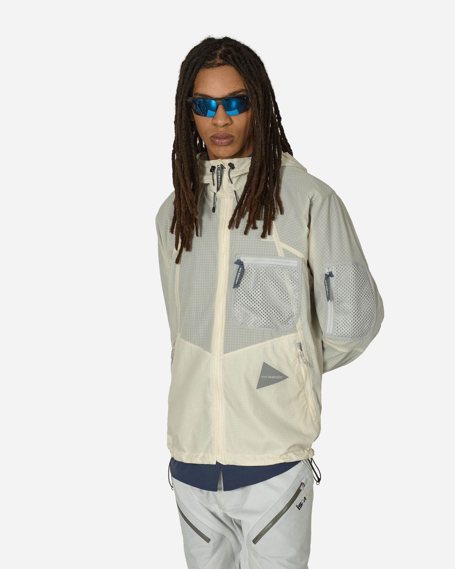 Ветровка and wander Breath Rip Hoodie Off White Бяло | 5744121116 031, 1