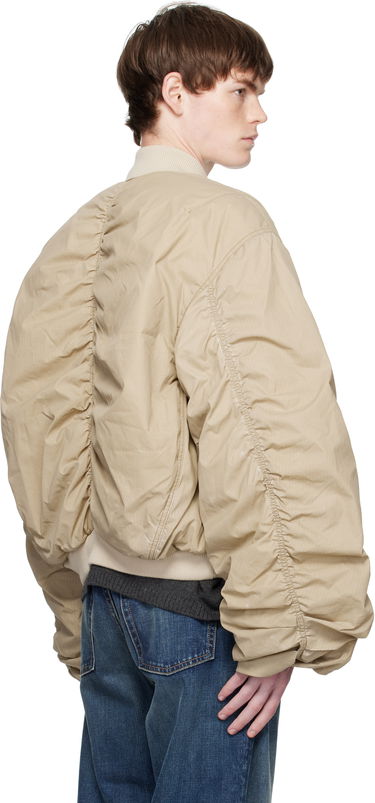Яке бомбър We11done We11done Washed Nylon Bomber Jacket Бежово | WD-JP2-25-059-U-BG, 2