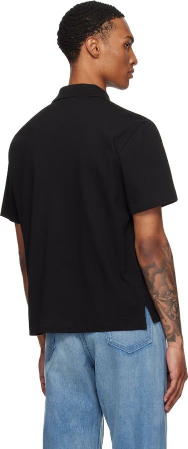 Поло тениска Moncler Moncler Archivio Creativo Polo Черно | K20918A0001089A16, 2