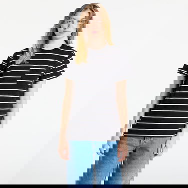 Тениска Horsefeathers T-Shirt Pyper Top Striped Черно | SW957C, 0