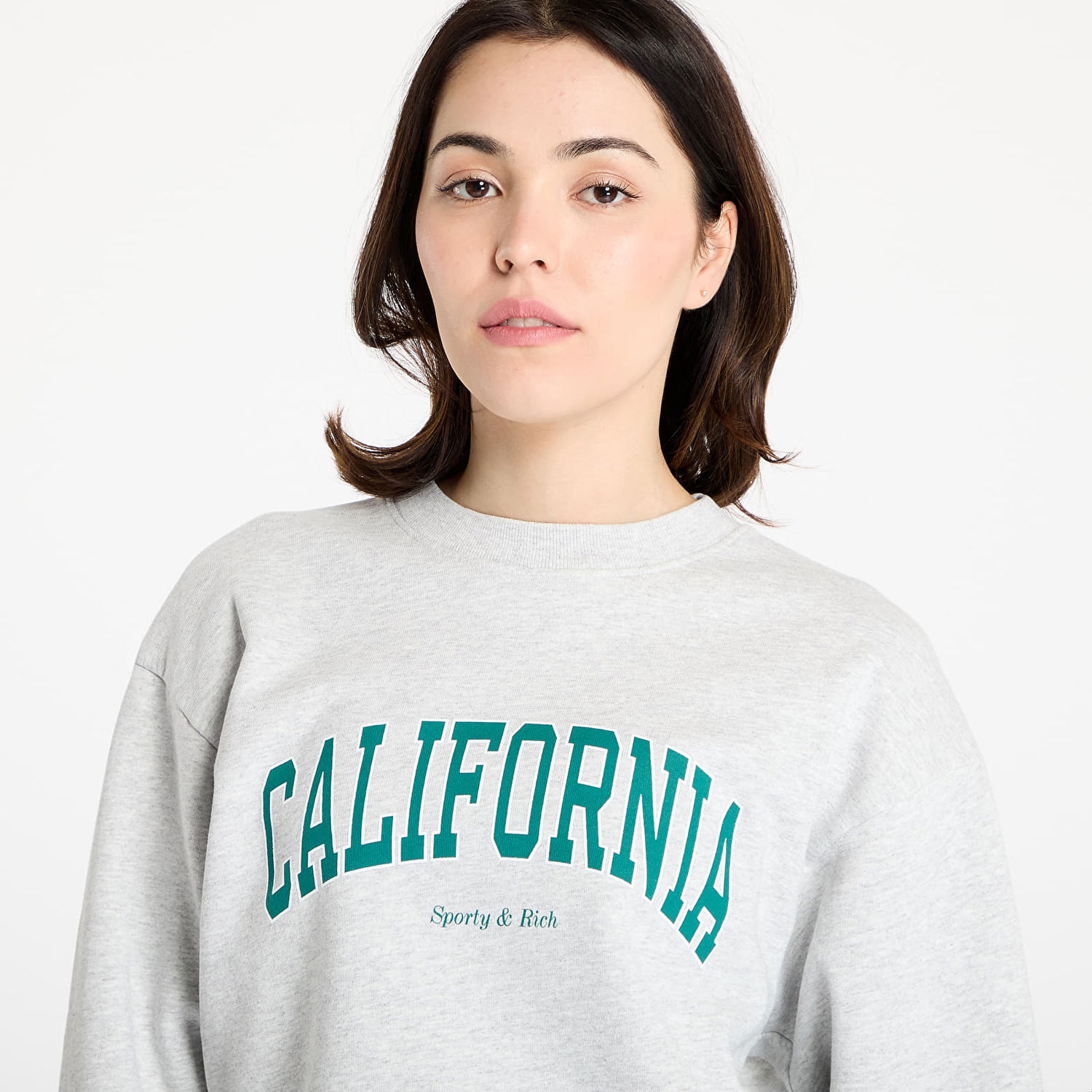 Суитчър Sporty & Rich Sporty & Rich California Crewneck Sweatshirt Сиво | ST071622501GY03, 1