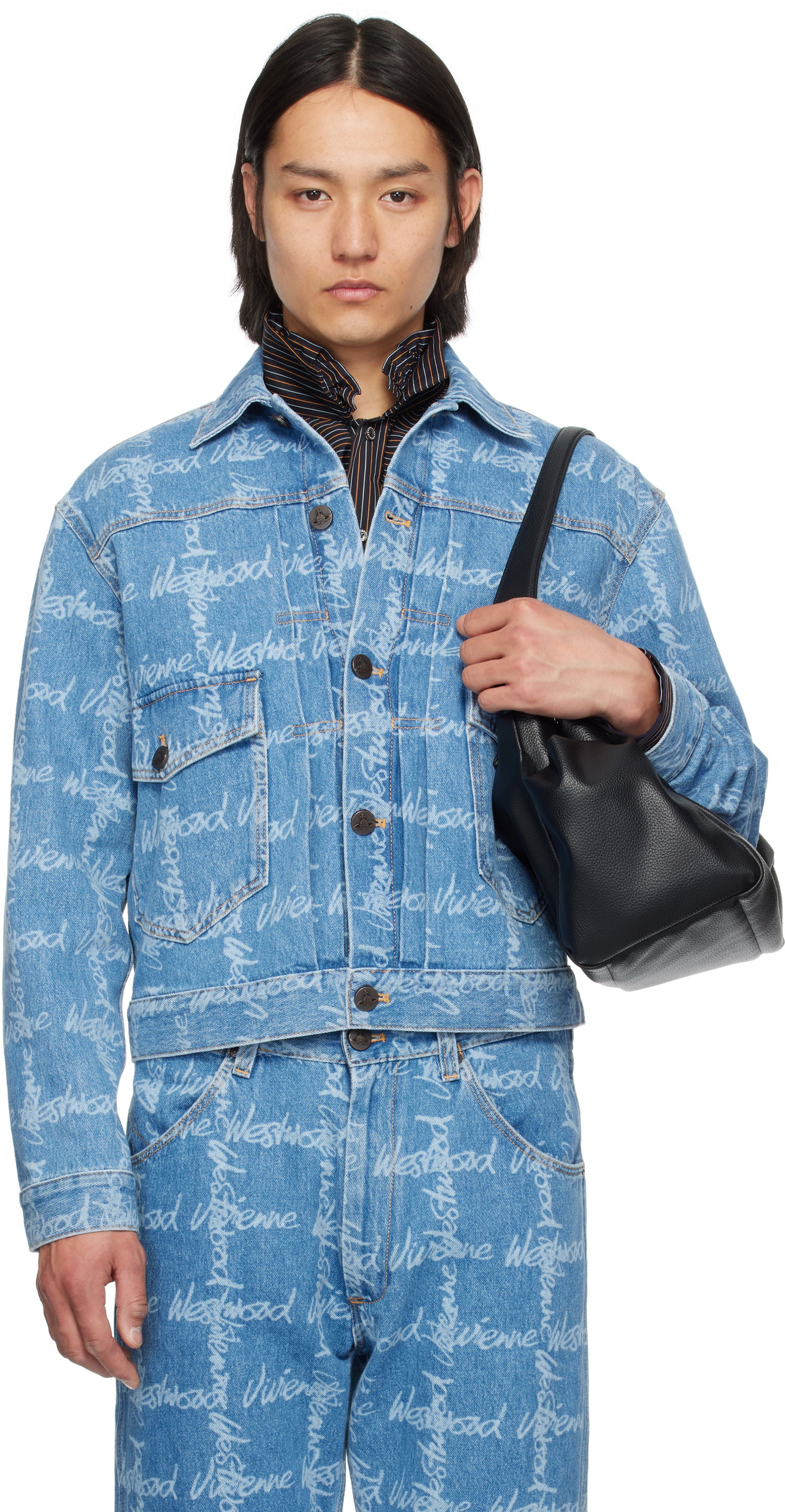 Яке Vivienne Westwood Vivienne Westwood Marlene Denim Jacket Синьо | 2801000E-W014I-, 0