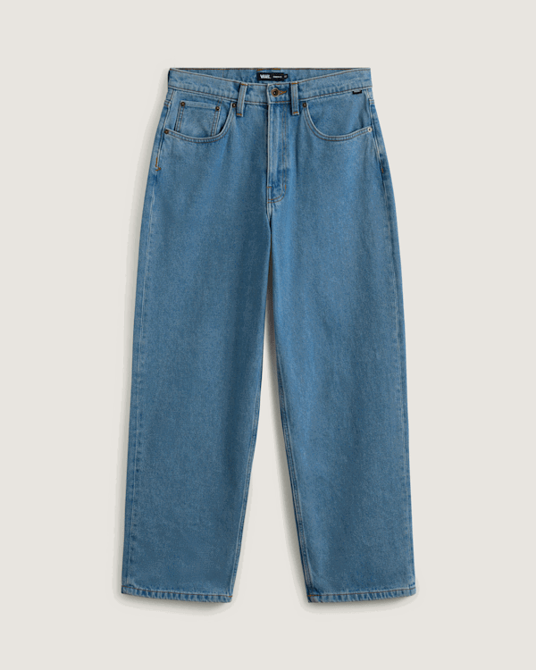 Дънки Vans Check-5 Baggy Denim Trousers, Size: 38 Синьо | VN000PQHCDX