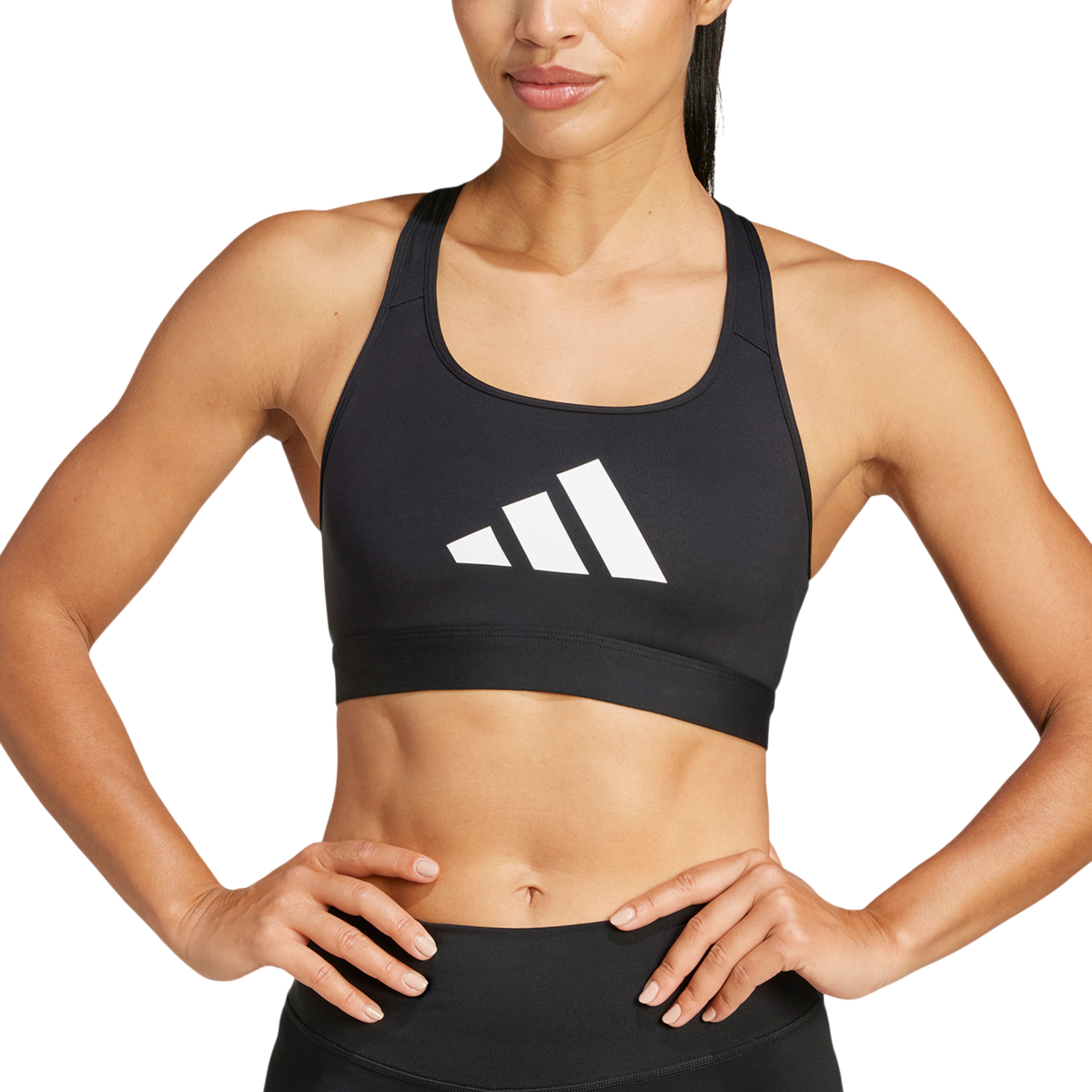 Сутиен adidas Originals Powerreact Medium Support Sports Bra Черно | jg1414, 0