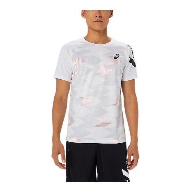 Тениска Asics A-I-M Dry Graphic Short Sleeve T-Shirt Бяло | 2031E553-100, 0