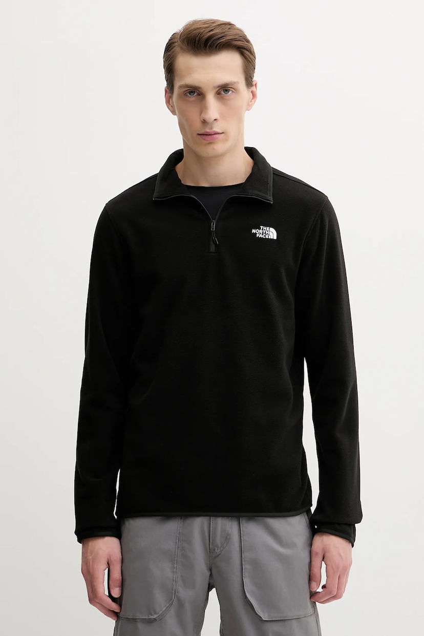 Суитчър The North Face Smooth Quarter-Zip Fleece Pullover Черно | NF0A8D0QJK31