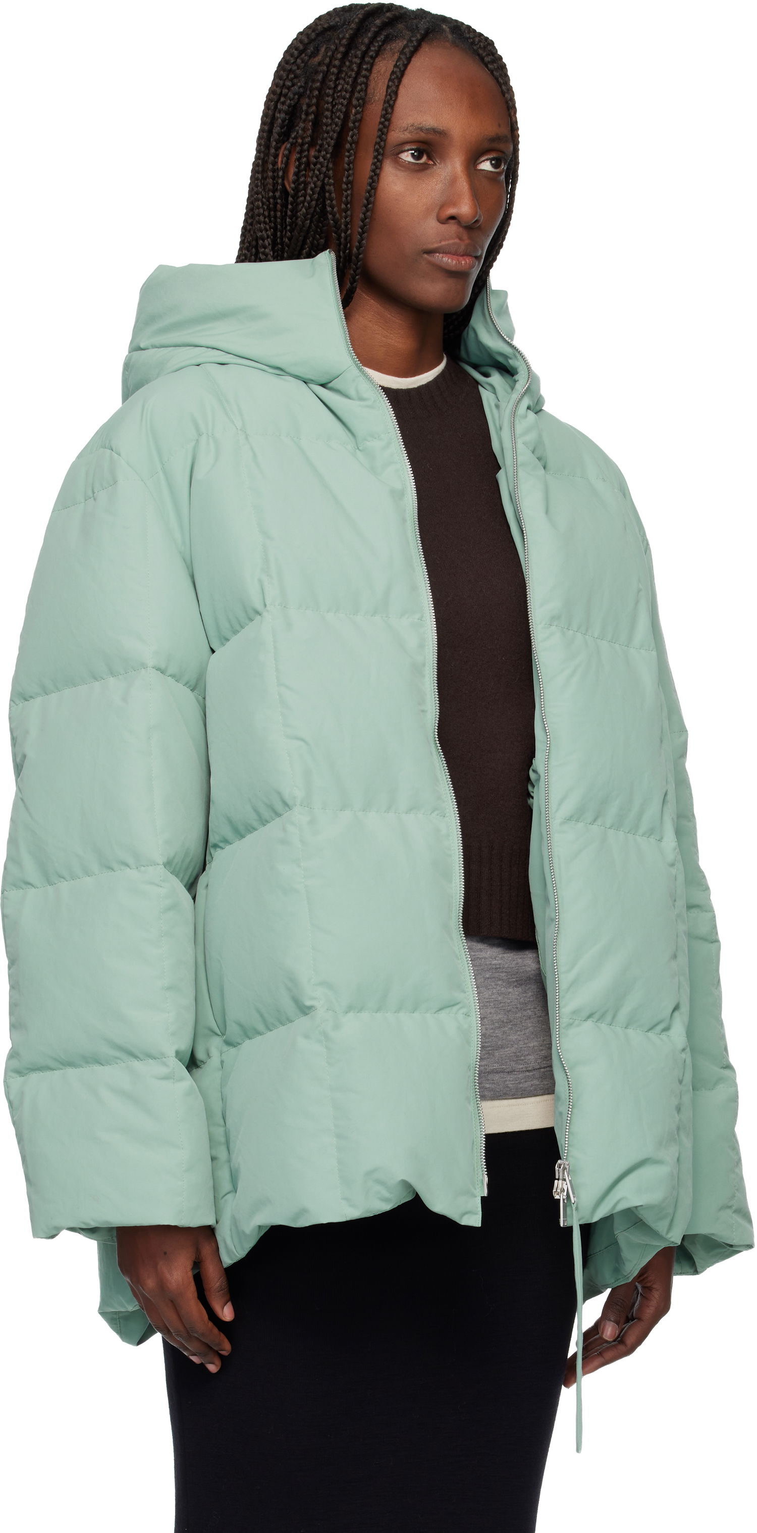 Пухо яке Jil Sander Jil Sander Quilted Down Jacket Зелено | J40AF0181_J74276, 1