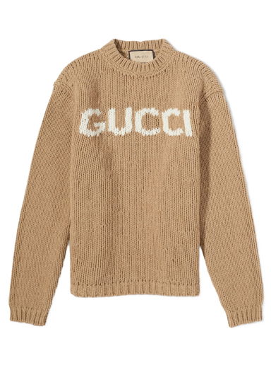 Пуловер Gucci Intarsia Бежово | 761539-XKDK4-2296