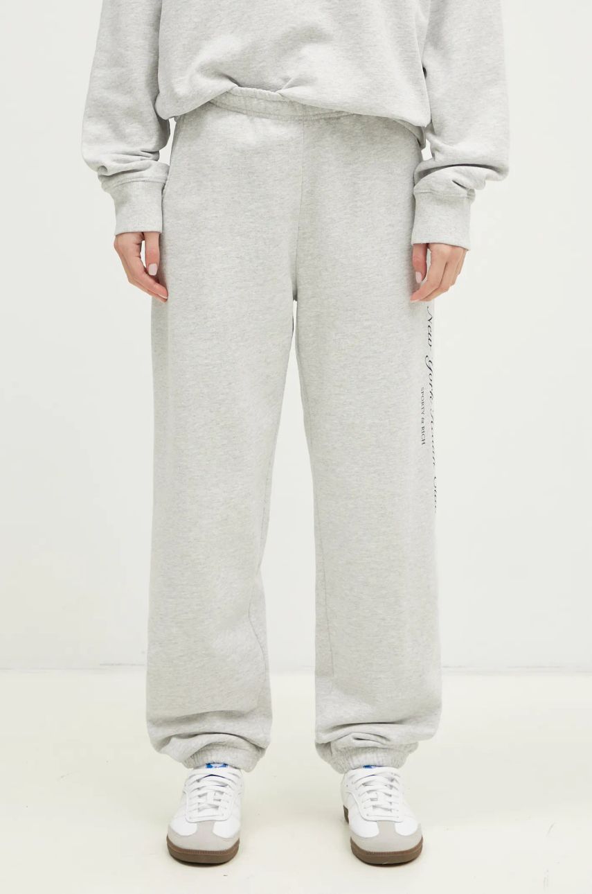 Спортни панталони Sporty & Rich Sporty & Rich NY Health Club Sweatpants Сиво | PA036506043GY03, 1