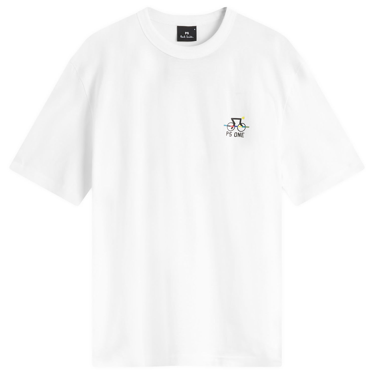 Тениска Paul Smith PS ONE Bike Tee, Size Large Бяло | M2R-220X-PP4704-02, 1